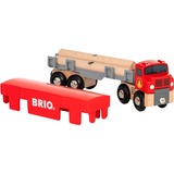 BRIO 7312350336573 Modelos a escala, Vehículo de juguete rojo, 7312350336573, Modelo a escala de camión para transporte de troncos, Previamente montado, Niño/niña, 6 pieza(s), 0,3 año(s), 99 año(s)