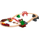 7312350339840 pista para vehículos de juguete De plástico, Madera, Ferrocarril