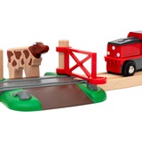 BRIO 7312350339840 pista para vehículos de juguete De plástico, Madera, Ferrocarril Niño/niña, 3 año(s), Vehículo incluido, AA, De plástico, Madera, Multicolor