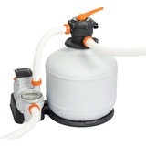 Bestway 58486 accesorio para piscina Depuradora de arena, Filtro de agua gris, Depuradora de arena, Negro, Naranja, Blanco, Piscina elevada, 9800 L, 1100 L, 66600 L