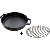 Campingaz 2000035416 utensilio de cocina para camping Negro, Acero inoxidable, Pan negro/Acero fino, hierro fundido, Acero inoxidable, Negro, Acero inoxidable, Negro, Metal, 6,5 kg, 29,5 cm