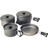 Campingaz 202030 kit de cacerolas, Conjunto de ollas gris oscuro, Negro, Aluminio, Negro, 4 pieza(s)