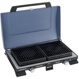 Campingaz 400 Series SG, Cocina de gas azul/Negro, Negro, Azul, Acero, Plaza, Parrilla, 2 zona(s), Tapa con bisagra