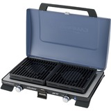 Campingaz 400 Series SG, Cocina de gas azul/Negro, Negro, Azul, Acero, Plaza, Parrilla, 2 zona(s), Tapa con bisagra