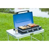 Campingaz 400 Series SG, Cocina de gas azul/Negro, Negro, Azul, Acero, Plaza, Parrilla, 2 zona(s), Tapa con bisagra