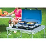 Campingaz 400 Series SG, Cocina de gas azul/Negro, Negro, Azul, Acero, Plaza, Parrilla, 2 zona(s), Tapa con bisagra