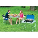 Campingaz 400 Series SG, Cocina de gas azul/Negro, Negro, Azul, Acero, Plaza, Parrilla, 2 zona(s), Tapa con bisagra