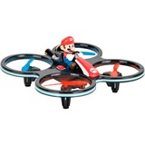 Carrera Mini Mario-Copter, avión por control remoto rojo/Azul, Cuadricóptero