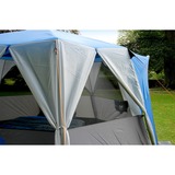 Coleman Cortes Octagon 8 8 personas(s) Tienda de cúpula/iglú Negro, Azul, Gris, Tienda de campaña azul/Gris claro, 8 personas(s), 8 personas(s), Estructura rígida, 2 m, 2 m, Lona para el suelo desmontable