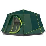 Coleman Tienda de campaña cúpula Cortes Octagon 8 Blackout verde oscuro