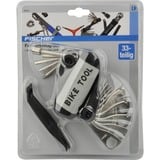 FISCHER Fahrrad Herramienta plegable combinada, 33 piezas, Kit de herramientas negro/Gris