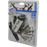FISCHER Fahrrad Herramienta plegable combinada, 33 piezas, Kit de herramientas negro/Gris