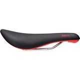 Fabric Magic Elite Radius, Silla de montar negro/Rojo