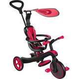 GLOBBER Explorer Trike 4in1 Niños Patinete tipo scooter Rojo, Automóvil de juguete rojo/Negro, Niños, Patinete tipo scooter, Rojo, Cualquier género, Asfalto, 3 rueda(s)