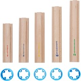 HABA Kullerbü – Set complementario Columnas altas, Ferrocarril 512 g