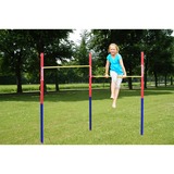 HUDORA 64002 barra dominada 100 kg Azul, Rojo, Amarillo, Aparato para fitness rojo/Azul, 100 kg, Azul, Rojo, Amarillo, Acero, 5 cm, 1540 mm, 2410 mm