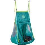 HUDORA 72152 tienda de campaña para bebés Verde, Columpio turquesa, Verde, Niño, Monótono, Estampado de dibujos, 900 mm, 900 mm