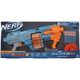 Hasbro Elite 2.0 Shockwave RD-15, Pistola Nerf Azul-gris/Naranja, Pistola de juguete, 8 año(s), 99 año(s), 1,35 kg