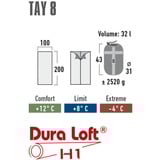 High Peak Saco de dormir Tay 8 gris