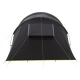 High Peak Tauris 6 Negro Tienda tipo túnel, Tienda de campaña gris oscuro/Verde, Campamento, Tienda tipo túnel, 14,2 kg, Negro