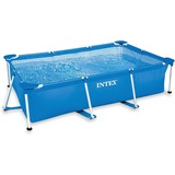 Intex 28271 piscina sobre suelo Piscina con anillo hinchable Rectangular 2282 L Azul azul, 2282 L, Piscina con anillo hinchable, Azul, 15,2 kg