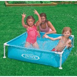 Intex 57173 piscina sobre suelo Piscina con anillo hinchable Rectangular azul, Piscina con anillo hinchable, 10,7 kg