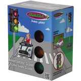 Jamara 460256 accesorio para juguete de montarse Semáforo de juguete, Señal de tráfico Semáforo de juguete, 6 año(s), De plástico, Negro, Gris