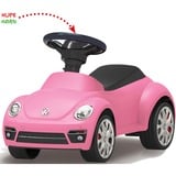 Jamara VW Beetle Juguetes de arrastre, Tobogán rosa neón/Negro, Niño/niña, 18 mes(es), 4 rueda(s), Rosa, 2,7 kg