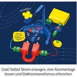 KOSMOS 62063 Juguetes y kits de ciencia para niños, Caja de experimentos Juego de componentes eléctricos, Electricidad, 8 año(s), Multicolor