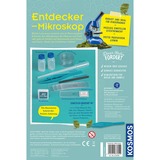 KOSMOS 63605 Juguetes y kits de ciencia para niños, Caja de experimentos Microscopio, Biología, 8 año(s), Azul