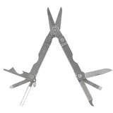 Leatherman Micra alicate multiherramienta para bolsillo 10 herramientas Acero inoxidable, Herramienta multi plateado/Acero fino, Acero inoxidable, Acero inoxidable, 6,5 cm, 51 g, 4,06 cm