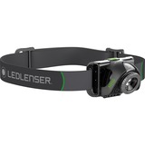 Ledlenser MH6 Linterna con cinta para cabeza Negro, Luz de LED gris, Linterna con cinta para cabeza, Negro, IPX6, -20 - 40 °C, LED, 1 lámpara(s)