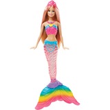 Mattel DHC40 BARBIE SIRENA LUCES DE ARCOÍRIS , Muñecos Muñeca fashion, Chica, 3 año(s), Efectos luminosos, Necesita pilas
