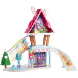 Mattel Hoppin' Ski Chalet with Bevy Bunny casa de muñecas, Juego de construcción 4 año(s)