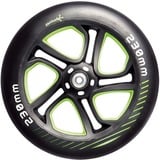 Muuwmi Scooter de aluminio Pro 230 mm SG, Vespa negro/Verde