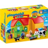 PLAYMOBIL 1.2.3 Granja para llevar, Juegos de construcción 6962
