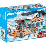 PLAYMOBIL FamilyFun 9280 Cabaña de Esquí , Juegos de construcción