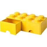 Room Copenhagen Brick Drawer (8 Knobs)Bright Yellow Caja para almacenar juguetes Independiente Amarillo, Caja de depósito amarillo, Caja para almacenar juguetes, Amarillo, Independiente, Monocromo, Rectangular, Polipropileno (PP)