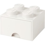 Room Copenhagen LEGO Cajón de ladrillo 4 blanco, Caja de depósito blanco