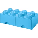 Room Copenhagen LEGO Cajón de ladrillo 8 azul claro, Caja de depósito celeste