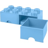 Room Copenhagen LEGO Cajón de ladrillo 8 azul claro, Caja de depósito celeste