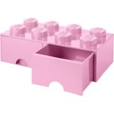 Room Copenhagen LEGO Cajón de ladrillo 8 rosa, Caja de depósito rosa