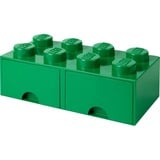 Room Copenhagen LEGO Cajón de ladrillo 8 verde, Caja de depósito verde