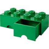 Room Copenhagen LEGO Cajón de ladrillo 8 verde, Caja de depósito verde