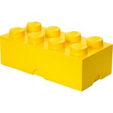 Room Copenhagen LEGO STORAGE BRICK 8 Amarillo, Caja de depósito amarillo, Amarillo, Polipropileno (PP), 500 mm, 250 mm, 180 mm