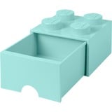 Room Copenhagen LEGO Storagge Brick 4 Caja de almacenaje Azul, Caja de depósito azul, Caja de almacenaje, Azul, Monocromo, Plaza, Polipropileno (PP), 250 mm