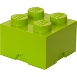 Room Copenhagen Storage Brick 4Light Yellowish Green Caja para almacenar juguetes Independiente Verde claro, Caja de depósito verde, Caja para almacenar juguetes, Verde claro, Independiente, Monocromo, Rectangular, Polipropileno (PP)