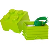 Room Copenhagen Storage Brick 4Light Yellowish Green Caja para almacenar juguetes Independiente Verde claro, Caja de depósito verde, Caja para almacenar juguetes, Verde claro, Independiente, Monocromo, Rectangular, Polipropileno (PP)