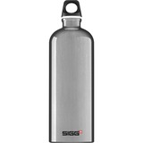 SIGG 1.0 L Traveller 1000 ml Aluminio, Botella de agua aluminio, 1000 ml, Aluminio, Tapón de tornillo, De plástico, Aluminium, 257 mm