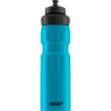 SIGG Alu WMB Sports Touch 0,75 L, Botella de agua azul